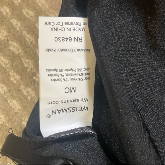 Weissman Black Sequin Unitard and Purple Sequin Dance Jacket size 10-12 - Picture 5 of 10